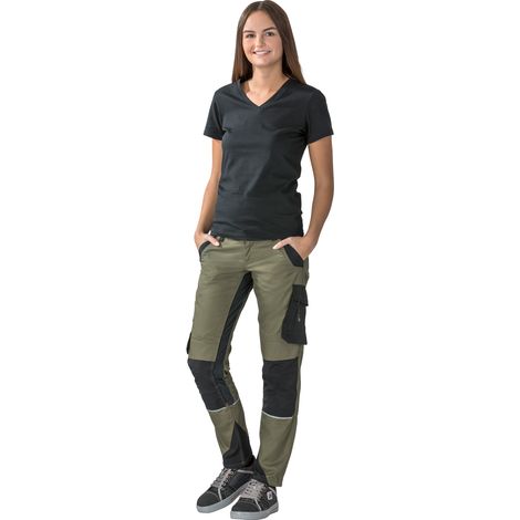 Planam Norit Damen Bundhose oliv/schwarz 48 (1/5)