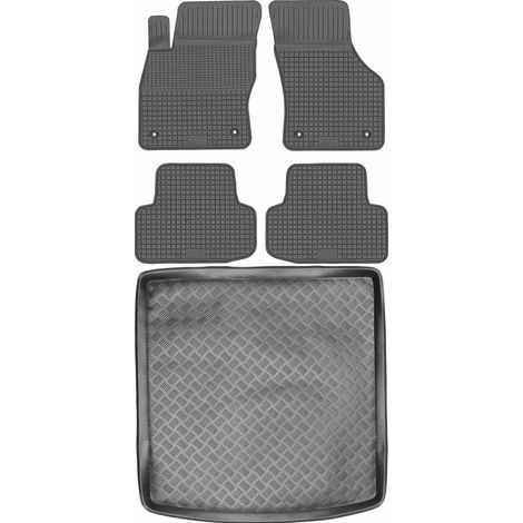 Ensemble de tapis de sol en caoutchouc pour Volkswagen Golf VII Hatchback (2012-2020) + tapis de coffre (1/5)