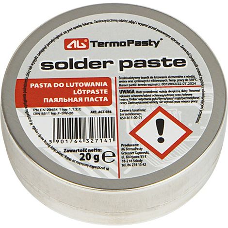 Pâte à souder thermoplastique, flux de colophane 20 ml pour le soudage