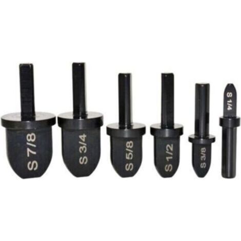 Lot d'outils avec embouts de perage + extension de tubes en cuivre pour visseuse ou perceuse, set de forets pour outil presser, 6 pices