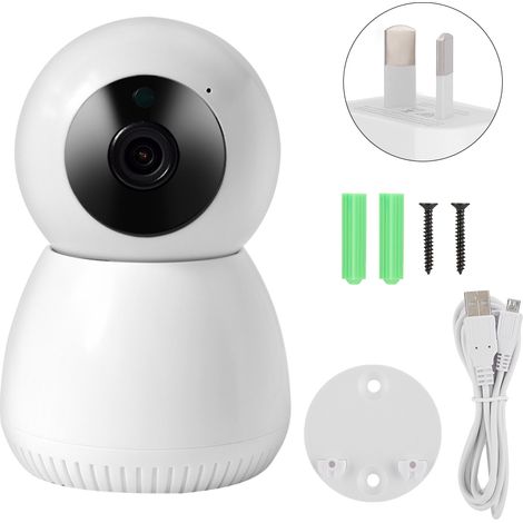 Caméra WiFi 1080P HD Vision Nocturne Interphone Bidirectionnel Système de Surveillance Domicile Compatible Tuya Prise AU 100-240V (1/5)