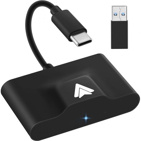 Dongle Android Auto Sans Fil - Compatible 5 GHz - Conversion Sans Câble Pour Système Android Auto Existant - Noir - 1 Pièce (1/5)