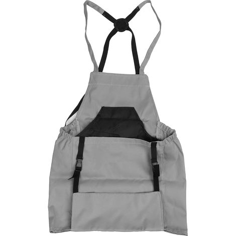 Delantal de jardinería con bolsillos, bolsa de cosecha de tela Oxford 600D, bolsillo grande para recoger frutas y verduras, delantal agrícola unisex para exteriores. (1/5)