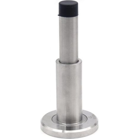 Massiver verstellbarer Türstopper aus Edelstahl 304 + robuster Türstopper aus Gummi