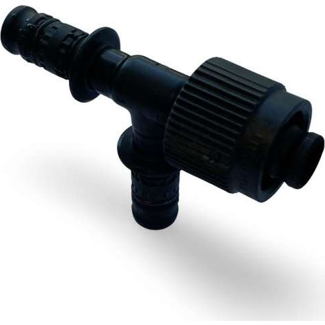 Mepla Übergangs-T-Stück mit Adapter MeplaFix PVDF d20-d20-MF20 32.376.00.6