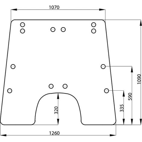 Parabrisas'superior abatible UNIVERSAL AL71287N (1/2)