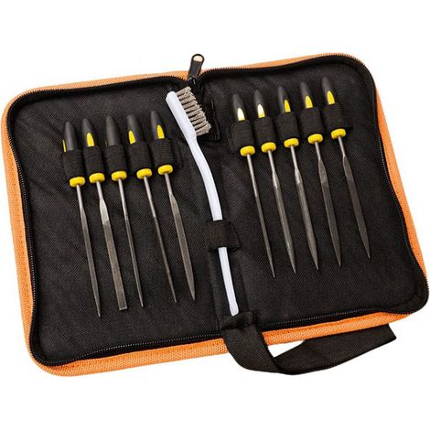Râpe En Acier - Ensemble De 10 Râpes À Main Avec Brossage Métallique Et Sac De Rangement - Pour Bois Céramique Métal Plastique (1/5)