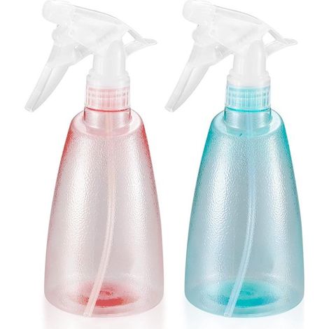 2er Pack Sprühflaschen 500 ml Zerstäuber Pflanzensprühflasche Zerstäuber aus Kunststoff, Zerstäuber für Haushalt, Garten, Friseursalon, Pflanzen, (1/5)