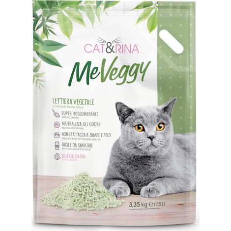 Litière végétale pour Chats de 7,5 L Longue durée Sable Naturel et aggglomérant, éliminable dans Les bios ou Les Toilettes. Neutralise Les odeurs et ne Colle Pas aux Pattes (1/5)