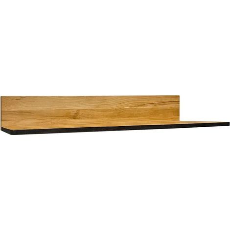 Étagère murale L. 120 cm en bois de chêne massif - TORONTO (1/5)