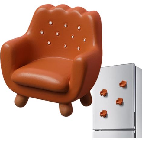 Aimant de cuisine, décoration magnétique pour canapé en résine mignon et petit, aimant créatif pour la décoration de la maison et de la cuisine (1/5)