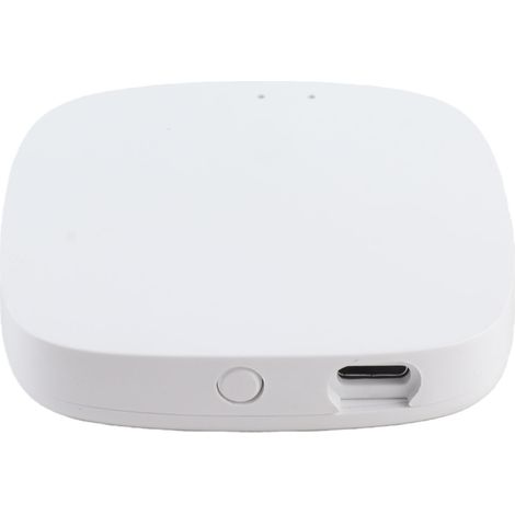 Contrôleur domotique intelligent pour passerelle sans fil Tuya Zigbee alimentée par USB, application de contrôle à distance (Blanc) (1/5)