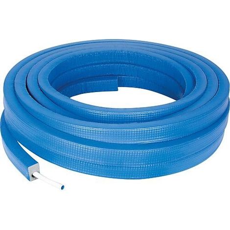 Uponor Uni Pipe PLUS blanc pré-isolé DHS26 16x2,0 bleu 25m, 1063561 (1/3)
