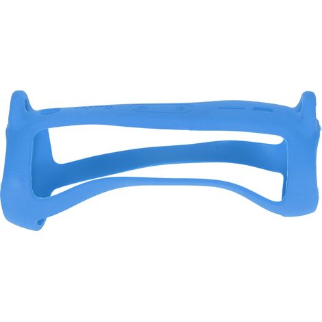 Étui de protection en silicone pour enceinte Flip5 avec sangle ajustable et mousqueton - Bleu