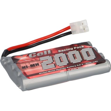 Racing RC-Pack 9,6V 2000mAh L4x2 Tamiya-Stecker Racing Akkupack (1/5)