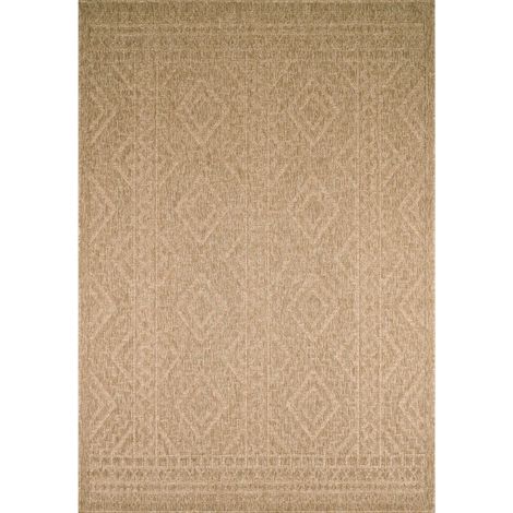 Tapis tissé extérieur intérieur Nature Jute - 50 x 50 cm