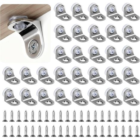 40 Pcs Équerres de Fixation Inoxydable 90 Degrés à Angle Droit (1/5)