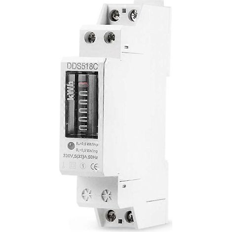 Einphasen-Elektronik-Leistungsmesser auf DIN-Schiene (1/5)