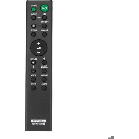 Télécommande RMT-AH100U - Pour Barre Son Sony HT-CT180 SA-CT180 - Fonctionnelle et Compatible - 1 Pièce (1/5)