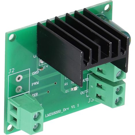 Gleichstrommotor-Steuermodul mit PWM-Drehzahlregelung, LMD18200T 4,5–5,5-V-Steuerplatine (1/5)