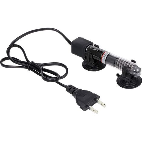 Chauffage submersible 25W pour aquarium, résistance thermique automatique 26°C, thermostat poisson, prise US 110-240V (1/5)