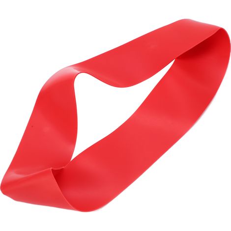 Bande élastique durable et écologique pour yoga, Pilates et rééducation - Rouge (1/5)