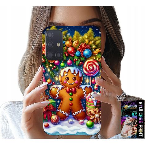 Custodia per Samsung Galaxy M31S - motivi di pan di zenzero, caramelle, Natale + vetro (1/5)