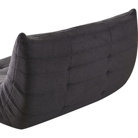 Divano Beanbag Gigante Modenuit in Pile Teddy Grigio per Due Persone - Poltrona Morbida e Oversize per Interni ed Esterni (1/5)