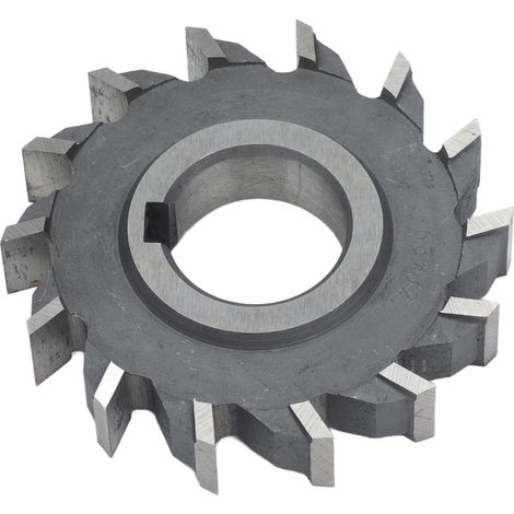 HSS-Schnellstahl-Modulscheibenfräser, geradverzahnt, Vollzahnradfräser, Ø 63 x 12 mm, zum Schneiden und Bearbeiten (1/5)