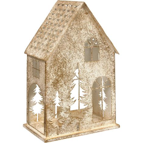 Lanterna met bianco dorato 22x34 - Feeric lights & christmas (1/2)