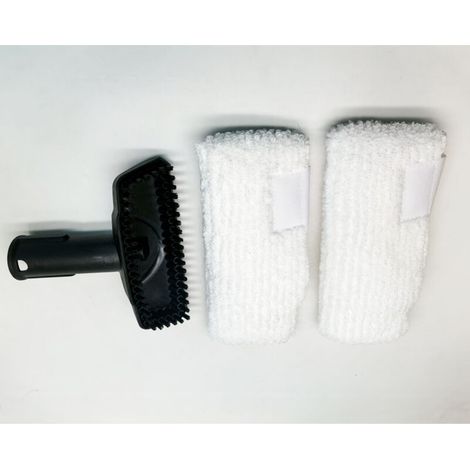 Neues Modell für Karcher-Zubehör Karcher SC-Serie Dampfbezug aus Schlaufensamt – 2 rechteckige Schlaufensamtbezüge + 1 Handbürste