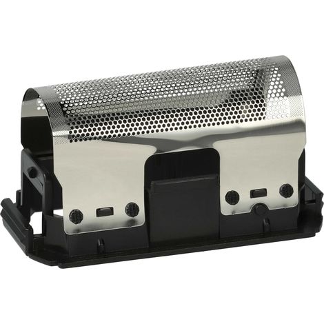 vhbw Cabezal de afeitado compatible con Braun Synchron 5211, 5212, 5213, 5235, 5265 máquina de afeitar - con marco, negro/plateado