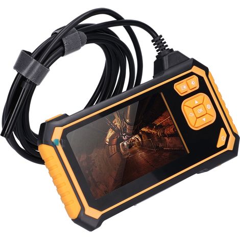 Caméra Endoscopique Industrielle HD 1080P Étanche, Borescope Monoculaire, Écran 4,3 Pouces, 1131, Sonde 1 Mètre (3,28 Pieds) (1/5)