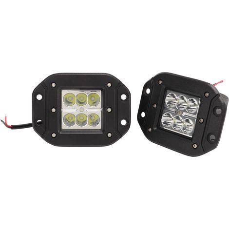 1 Paar DC 12–24V Offroad-LED-Fahrscheinwerfer, IP67 wasserdicht, 4W Hochleistungs-Flutlicht, Ersatz für Polaris Sportsman (1/5)