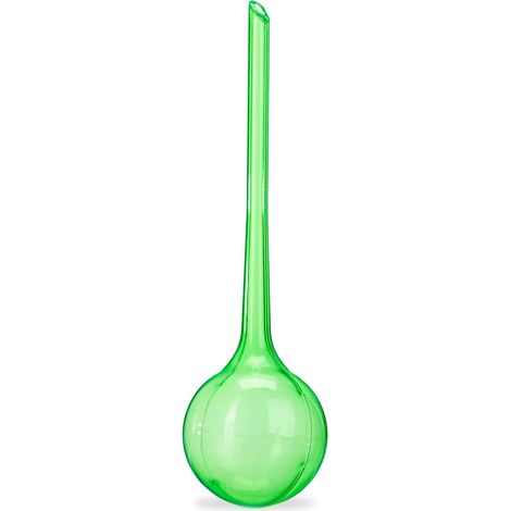 Set di 4 sfere per irrigazione in PVC per piante da interno ed esterno 8 x 27 cm in plastica verde 130006501