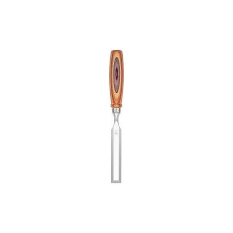 Kirschen 1005020 WINAC Serisi Düz Iskarpela 20 mm in acciaio al carbonio ad alta resistenza con impugnatura in compensato di skateboard lunghezza totale 270 mm colore Legno