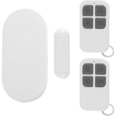 Alarme porte et fenêtre 130 dB sans fil magnétique avec détecteur d’ouverture, 1 pièce