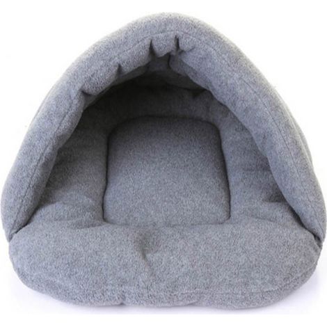 Sac de couchage chaud et doux pour chat et chiot, lit douillet pour chien, niche pour animaux de compagnie, coussin de couchage pour animaux de compagnie (1/5)