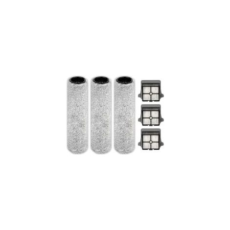【Versione 2, Rullo rimovibile】(6 pezzi) Rulli spazzola S7 Pro e filtri HEPA per aspirapolvere Tineco Floor One S7 Pro, Floor One S6, 3 rulli e 3 filtri (manico escluso)