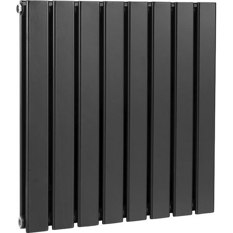 Baridi DH344 Horizontal Radiator Double Flat Panel 600 x 560mm Black