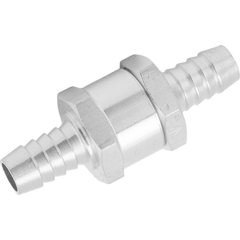 Clapet anti-retour en aluminium, universel pour carburant, essence, huile, diesel, eau, 10 mm/0,39 pouce (1/5)