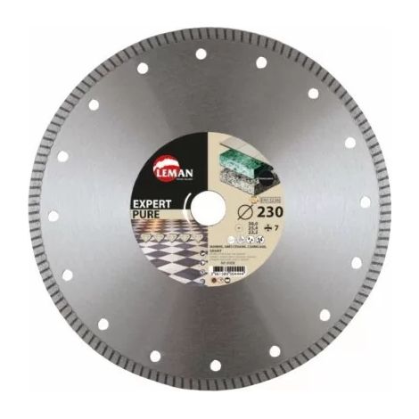Leman 910250 Leman SA diamond disc - continuous rim - porcelain stoneware - ø250mm
