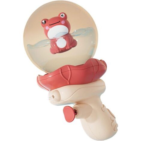Jeux de piscine - Pistolet à eau transparent à motif dessin animé pour enfants - facile à prendre en main - idéal pour les activités de plein air des tout-petits-rouge