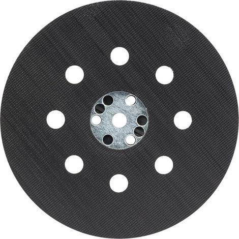 Accessori: Platorello abrasivo medio-duro (per vernice, stucco, 8 fori, Ø 125 mm, accessori per levigatrici orbitali casuali) [Classe energetica A+] (1/5)