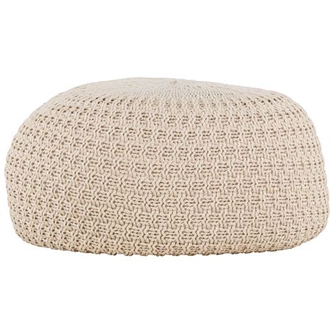 Sam Pouf beige.
