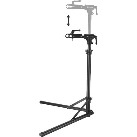 Soporte para reparación de bicicletas, diseño plegable, compatible con bicicletas de montaña y de carretera, soporte tipo bípode. (1/2)
