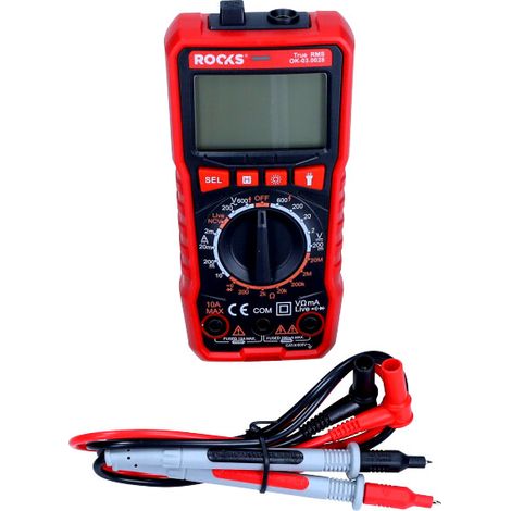 Multimetro Digitale True RMS NCV ROOKS (OK-03.0028)