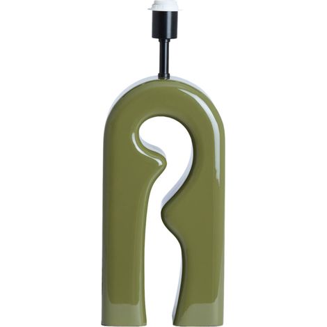 Light & Living - lampada da tavolo - MISTRA - verde - legno - (1/3)