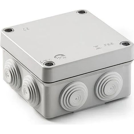 CAJA ESTANCA 100x100x55 CON CONOS - FAMATEL (1/7)