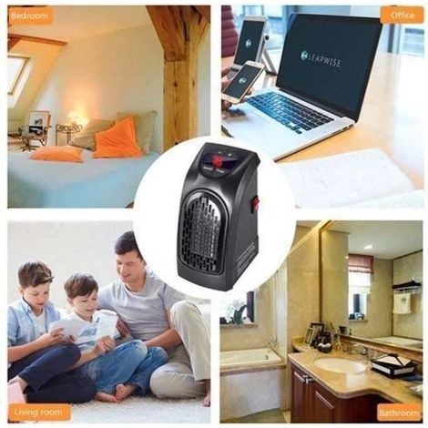 DT10091-Fast Heater - portable et puissant mini Chauffage Avec Technologie Thermo en céramique pour la prise 400 Watts Basse Consom (1/4)